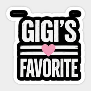 Gigi's Favorite Grandma Love Sticker
